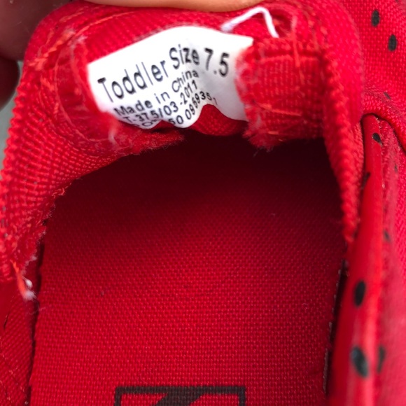 Vans Watermelon Red Slip On Shoes- Toddler - Picture 6 of 6